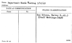 Department Heads Meeting 3/12/40