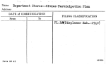 Department Stores--Cities Participation Plan