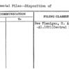 Departmental Files--Disposition of