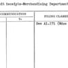 Deposit Receipts-Merchandising Department