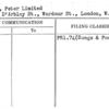 Derek, Peter Limited