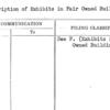 Description of Exhibits in Fair Owned Buildings