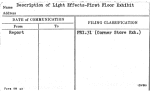 Description of Light Effects-First Floor Exhibit