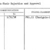 Designs-Their Rejection and Approval