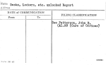 Desks, Lockers, etc. unlocked Report