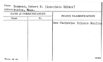 Desmond, Robert W. (Associate Editor)