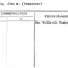 Detling, John M. (Treasurer)