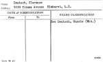 Deutsch, Clarence