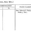 Devereaux, Mary (Mrs.)