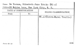 De Yarmon, Elizabeth Jane Brooks (Miss)