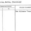 Dhervillez, Marthe, (Secretary)