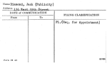 Diamond, Jack (Publicity)
