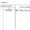 Dickey, Roger C.