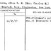 Dickinson, Alice B.M. (Mrs. Charles M.)