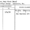 Diller, Mary Black (Miss)