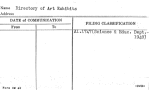 Directory of Art Exhibits
