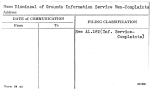 Dismissal of Grounds Information Service Men-Complaints