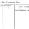 Disney, Walt Productions, Inc.