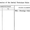 Dispensaries of the Dental Technique Union