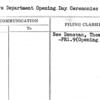 Displays Department Opening Day Ceremonies Expenditures
