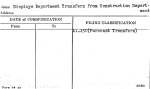Displays Department Transfers from Construction Department