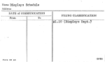 Displays Schedule