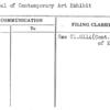 Disposal of Contemporary Art Exhibit