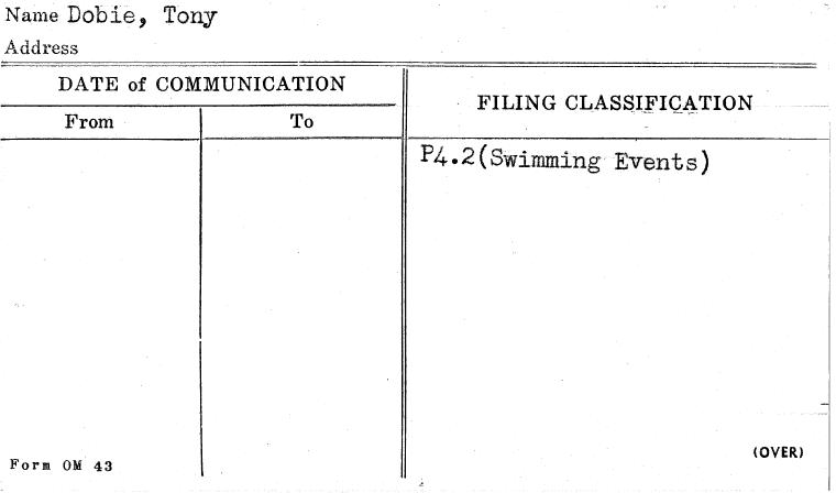 Dobie, Tony - NYPL Digital Collections