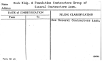 Dock Bldg. & Foundation Contractors Group of General Contractors Assn.