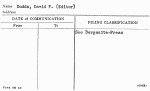 Dodds, David F. (Editor)