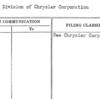 Dodge Division of Chrysler Corporation