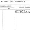 Dodge, William J. (Mrs. Winifred A.)