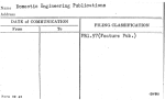 Domestic Engineering Publications