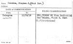 Donahue, Stephen J, (Most Rev.)