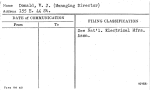 Donald, W.J. (Managing Director)