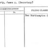 Dougherty, James A. (Secretary)