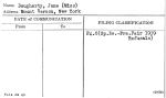 Dougherty, Jane (Miss)