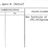 Dowd, Agnes M. (Editor)