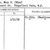 Doyle, Mary M. (Miss)