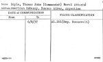 Doyle, Thomas John (Commander) Naval Attach?