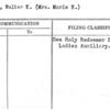 Doyle, Walter K. (Mrs. Marie E.)