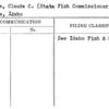 Drake, Claude C. (State Fish Commissioner)