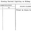 Drawing Showing Central Lighting on Midway