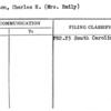 Drayton, Charles H. (Mrs. Emily)