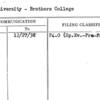 Drew University - Brothers College