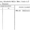 Drexler, Elizabeth Mills (Mrs. Louis A.)