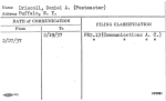 Driscoll, Daniel A. (Postmaster)