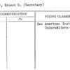 Driter, Ernest G. (Secretary)