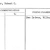 Driver, Robert O.