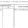 Drivers' Procedure on Arrival in Cities & Towns